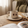 Ceramiczna Filiżanka do kawy z podstawkiem
