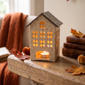 Ceramiczny Domek Lampion