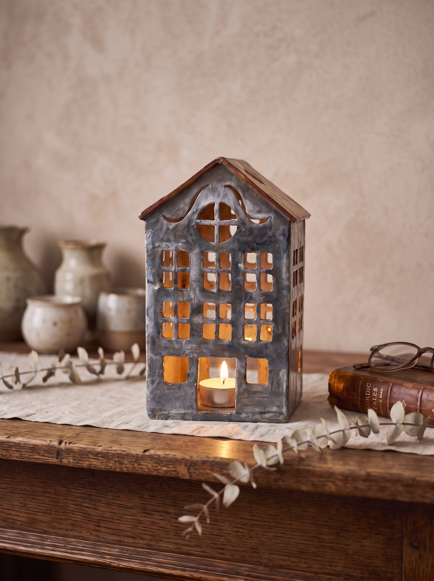 Ceramiczny Domek Lampion - obrazek 2